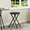Black01, variant on Gewnee Durable Folding Chair PVC Padded Cushion Chair with Stainless Steel Frame for Home and Office,Gatherings,Black(1Pack)
