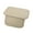 Beige, variant on Beige Car Armrest Box High Padding Center Console Protective Cover With Storage Bag Beige Leather Mat 12.40X11.42X0.39 Inches