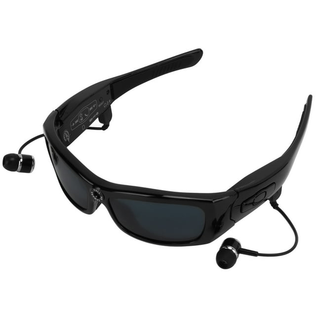 Cycling Sunglasses, Camera Glasses PC Double Lens Answer The Telephone 1080P HD Camera For Motorcycle Riding For Outdoor Sport