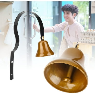 Watris Veiyi Shopkeepers Bell Only, Alloy, Antique Clock for Door Opening