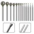 thumbnail image 3 of 5Pcs 0.5Mm-8Mm Diamond Round Burr Drill Bit Cutting Grinding For Rotary Tool, 3 of 5