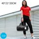 thumbnail image 1 of Bolsa de gimnasio de cuero para hombre y mujer, bolsa deportiva seca y húmeda para entrenamiento de zapatos, Fitness, Yoga, equipaje de viaje, bolsa deportiva de hombro Fivean unisex, 1 of 2