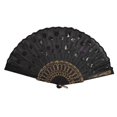 thumbnail image 1 of 1 Pcs Frame Embroidery Floral Detail Folding Hand Fan & 1 Pcs Main Roller Brush Robot Vacuum Cleaner Parts Brushes, 1 of 7