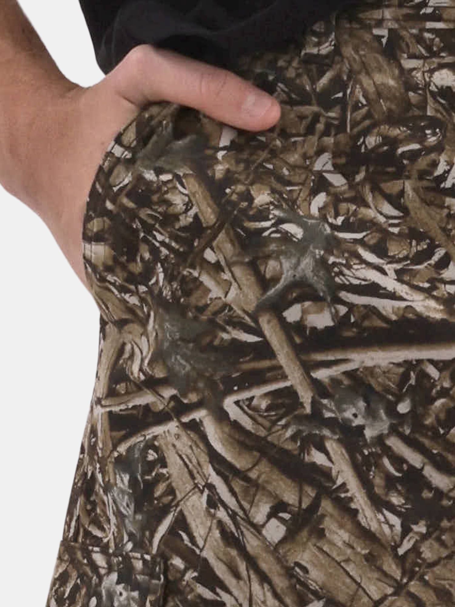 No Boundaries Men's & Big Men's Twill Long Cargo Shorts, 9" Inseam, Sizes XS-5XL