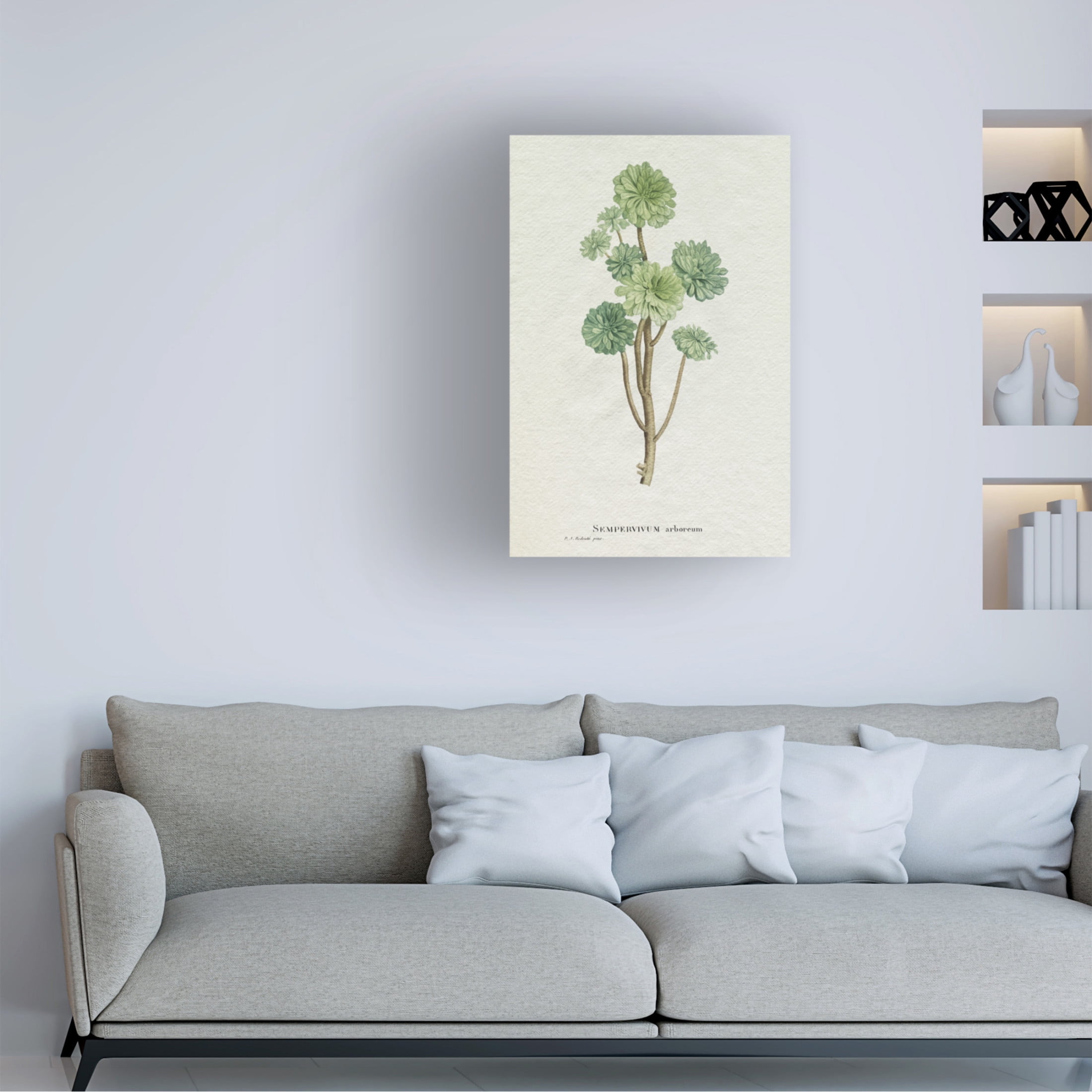 Trademark Fine Art Pierre Redoute Redoute Succulent III Canvas Wall Art