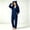 Light Blue, variant on Asgosdo Adult Onesie Pajamas for Women Fleece Lined Cute Bear Ear Hooded Zip Warm Winter One Piece Romper Soft Comfy Loungewear