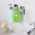 thumbnail image 4 of Moyic Soporte de pared adhesivo para botella de champú, soporte de plástico para baño, ganchos para estante de jabón líquido sin perforaciones Juegos de accesorios de baño azul Moyic JJ24480-03, 4 of 6