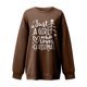 thumbnail image 4 of Pntutb moda mujer estampado o-cuello pulóver tops manga larga cómoda blusa sudadera Pntutb Pntutb-7847, 4 of 4