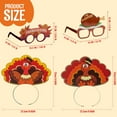 thumbnail image 4 of Joyfy 16 Pack Thanksgiving Turkey Hat for Kids Adult,Headbands and Glasses Frame for Thanksgiving Role Play,Party Favors Accessories(One Size Fits All), 4 of 8