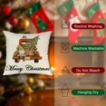 thumbnail image 4 of Christmas Pillow Covers 18x18 Set of 4 for Christmas Decorations Gnomes Snowman Merry Christmas Tree Farmhouse Pillow Cover Cases Slipcovers for Couch Sofa, 4 of 5