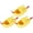 Yellow, variant on YAHHU 3 Sets Banana Shape Hamster Hammock Nests, Winter Warm Hanging House for Parrots Squirrels Birds, 7.9 inches / 20 cm, Yellow