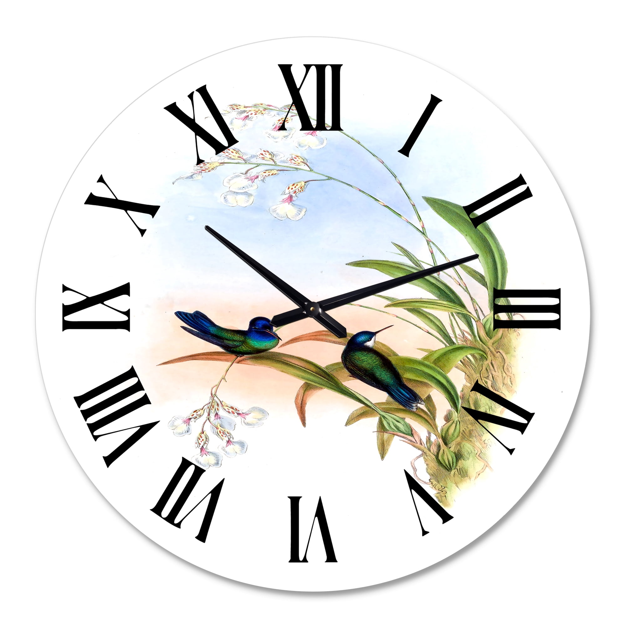 Designart 1 in Quartz Traditional Wall Clock