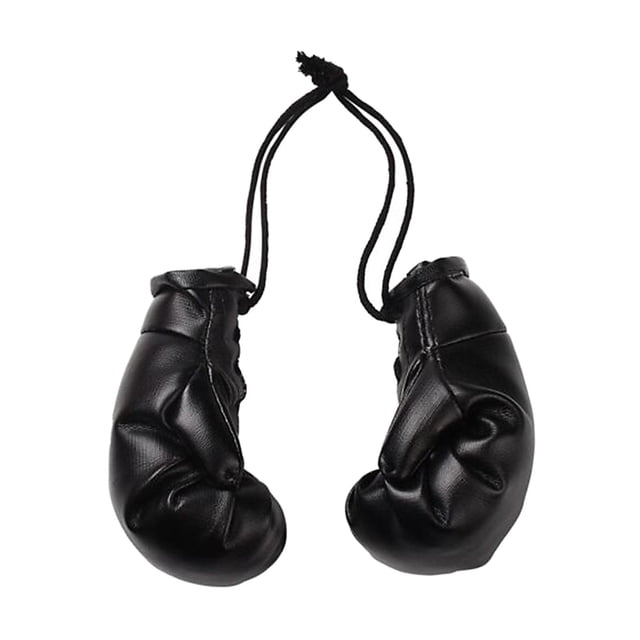 Almencla Car Rear View Mirror Pendant Car Decoration Charm Easy Installation Hanging Cord Black