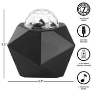 Urban Shop Aura Projector with Laser, Black