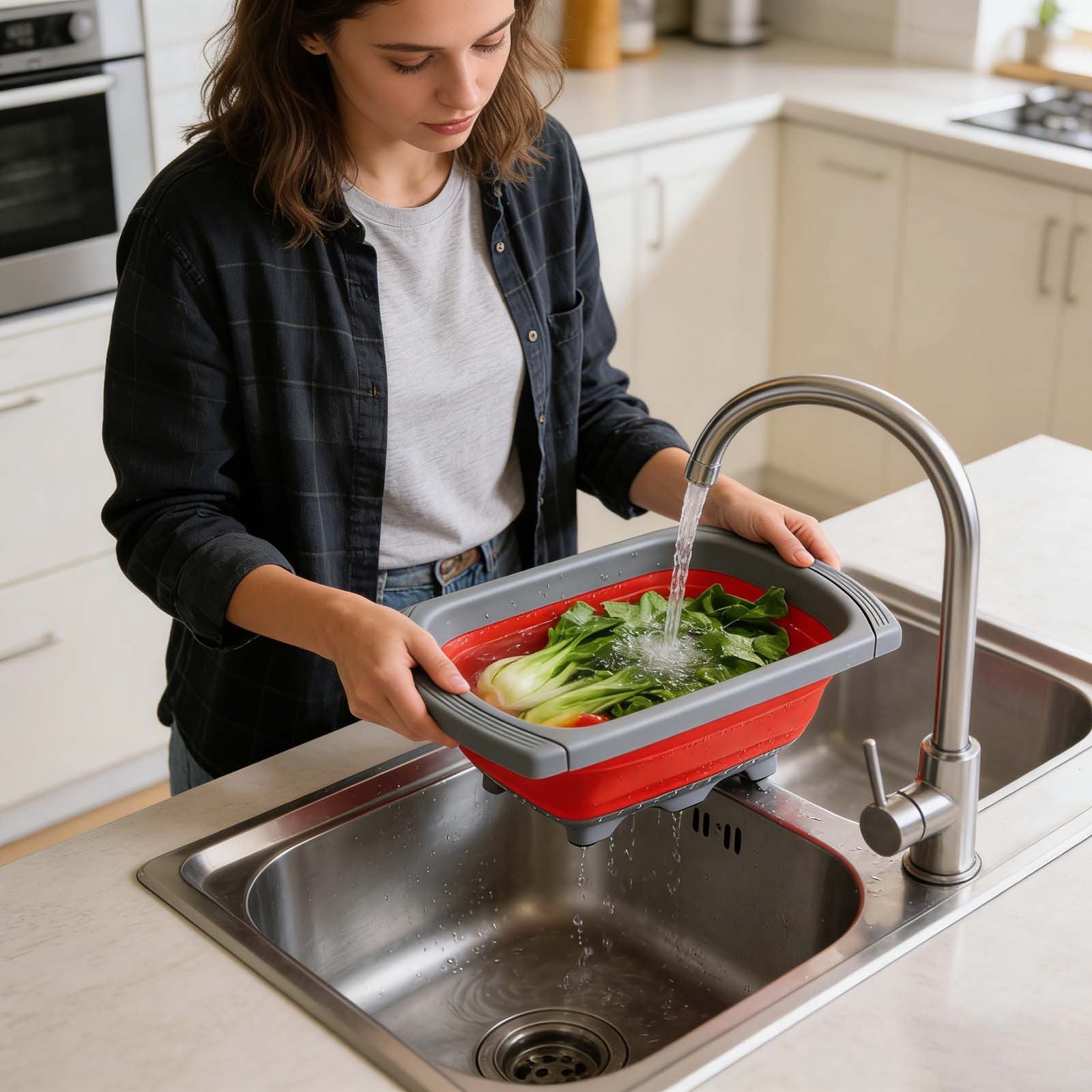 fsxdhpcsgfc Folding Water With Style Vegetable Spaghetti For Fruits And Berries. Folding Water With Kitchen Handle Up To 61cm Rubber Counter Mats for Kitchen Foldable Drying Rack Dish Drainboard Rack
