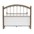 thumbnail image 6 of Hillsdale Furniture Bayfront Wood and Metal Queen Bed, Pewter, 6 of 11