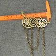 thumbnail image 5 of Gothic Steampunk Gear Hair Clip Goth Punk Lolita Hair Pin with Chain Vintage Hair Barrettes Hair Accessory for Women Girl, 5 of 7
