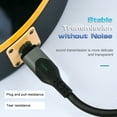 thumbnail image 4 of Guitar Audio Cable, Standard 6m Instrument Noise Reduction Frequency Cable with 6.35mm Straight Plug for Electric Guitar Bass Drums Keyboards, 4 of 7