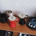 thumbnail image 5 of Escena en Miniatura Juguete Simulación Mini Cafetera Casa de Muñecas Utensilios de Café Modelo para Niños Rojo, 5 of 5