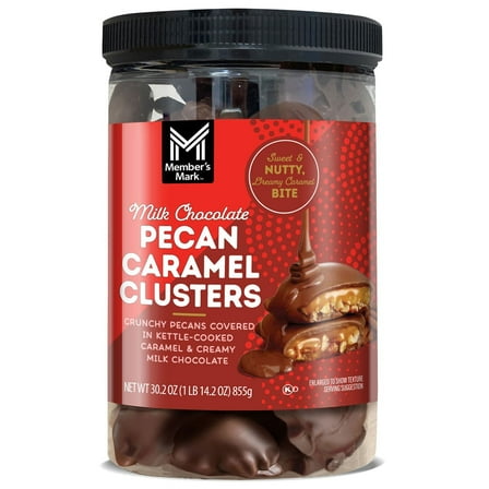 Chocolate Pecan Caramel Clusters, 30.2 oz.