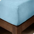 thumbnail image 1 of Bare Home Cozy Fleece Fitted Sheet - Extra Plush Polar Fleece - Deep Pocket Bed Sheet - Full, Light Blue, 1 of 5