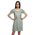 thumbnail image 1 of Moomaya Chemise de Nuit d'Allaitement à Boutons pour Femmes Imprimée, 1 of 5