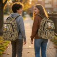 thumbnail image 2 of HUIACONG Baseball Glove Bass Camo School Backpack for Boys Girls Ages 6-18 Water Resistant Multi Pocket Padded Adjustable Straps Large Capacity Bookbag for Elementary Middle High School Daily Use, 2 of 7