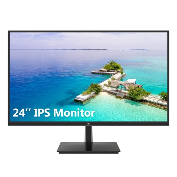24 inch Monitor, Z-Edge computer Monitor, Full HD 1920 x 1080p IPS Display 75Hz Pc Monitor with HDMI, VgA, Frameless, Anti-glare Screen