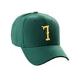 thumbnail image 3 of Daxton Structured Baseball Hat Cap Curved Visor Vintage Custom Number, Hunter Hat, Gold Number 7, 3 of 4