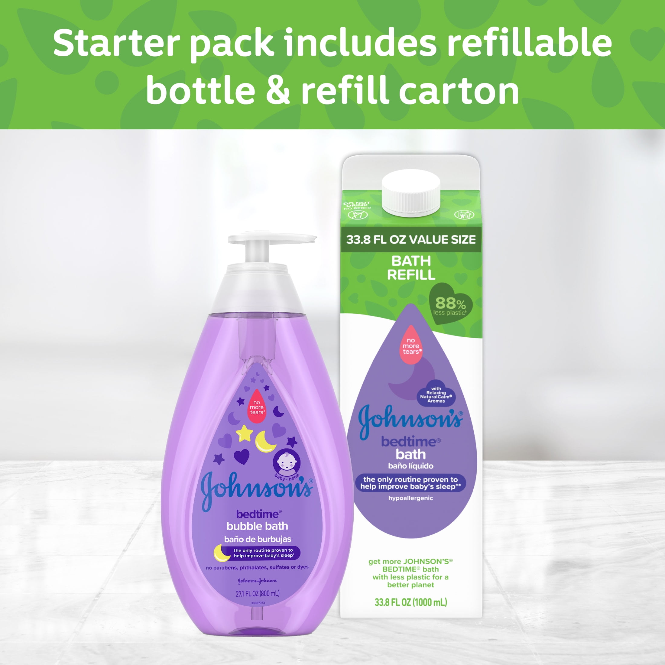Johnson's Bedtime Baby Bubble Bath with Calming Aromas, 27.1 fl. oz