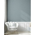 thumbnail image 5 of Ambesonne Retro Peel & Stick Wallpaper for Home, Cubes Squares 3D Style, 13"x100", Blue Pale Blue White, 5 of 6