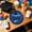 B, variant on QuanTara Graduation Party Supplies – Cap-Themed Paper Plates & Tablecloth Set, Disposable Blue Graduation Decorations for Celebrations