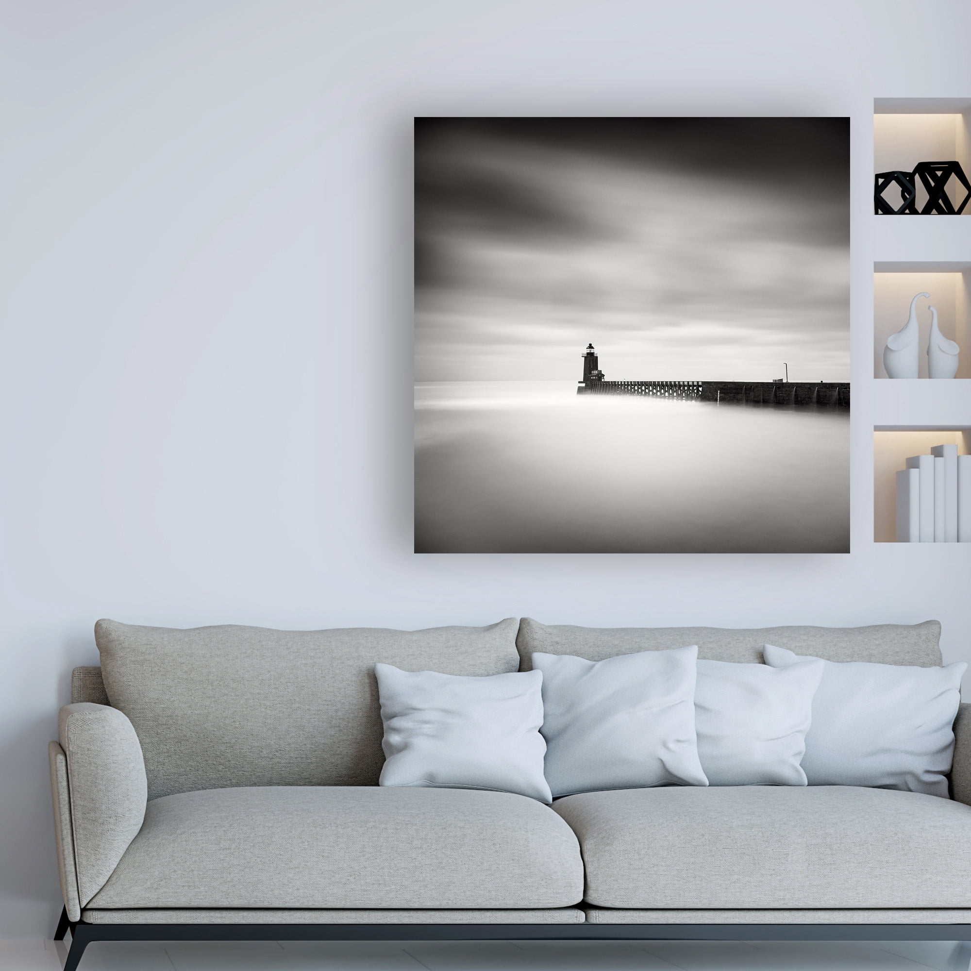Trademark Fine Art 'Le Phare' Canvas Art by Wilco Drag