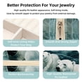 thumbnail image 3 of Polar Bear Travel Portable Square Jewelry Box Earring Necklace Bracelet Organizer Storage Display Case Holder Stand Decorative Box Organize, 3 of 6