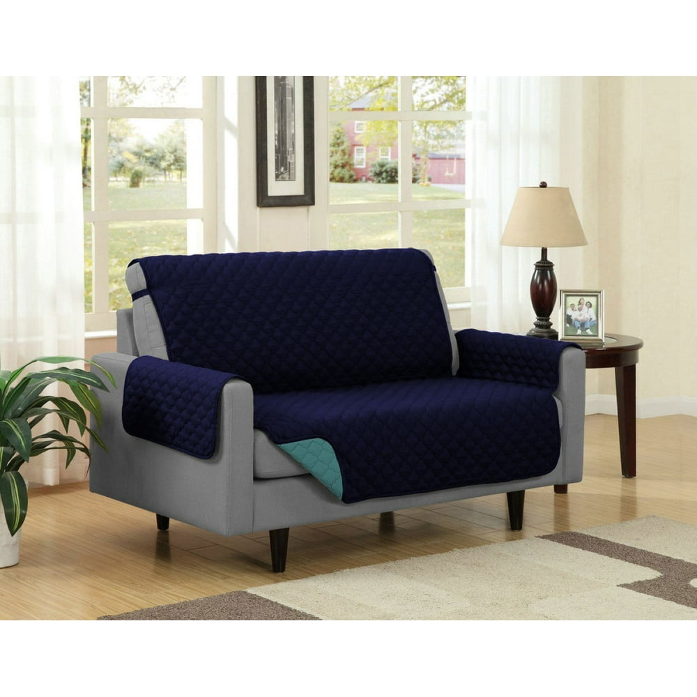 Linen Store Quilted Reversible Microfiber Pet Dog Couch Furniture