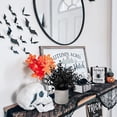 thumbnail image 6 of Scidweet Artificial Eucalyptus Plants Indoor, 2pcs Small Fake Faux Potted Plants for Home Desk Room Coffee Table Office Halloween Decor, Black, 6 of 7