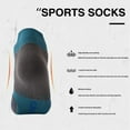 thumbnail image 6 of WRELS 1/2/3Pairs Athletic Running Cushioned Ankle Socks Cushioned Moisture Arch Support Compression Sock for Men and Women, 6 of 10