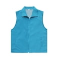 thumbnail image 4 of RYDCOT Mens Mesh Lined Vest Casual Waterproof Lightweight Golf Work Vests Summer Sleeveless Jackets for Travel Hiking Fishing Blue, 4 of 4