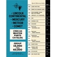 thumbnail image 3 of Detroit Iron OEM 1960 - 1964 Lincoln Mercury Master Parts Catalog, 3 of 4