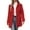 Womens Clothing Red, variant on Womens Trench Coats, Women's Oversized Long Trench Coat Double Breasted Lapel Windproof Overcoat with Belt S-XL