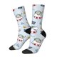 thumbnail image 1 of Balery Swimming Shark Calcetas Largas con Estampado para Hombre y Mujer – Suaves y Transpirables, Talla Única (US 5-11), 1 of 6
