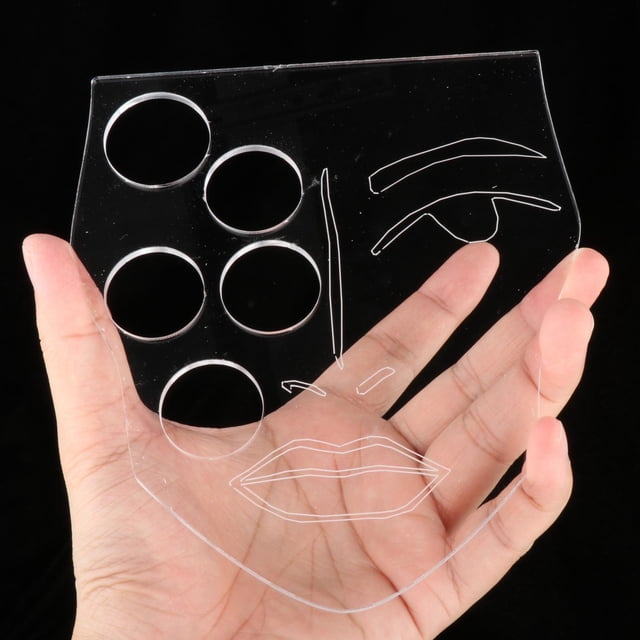Paleta de maquillaje de sombra de ojos vacía, paleta de maquillaje transparente 4 muy fácil de usar, herramienta de artista de maquillaje para brillo Fernando paleta de maquillaje
