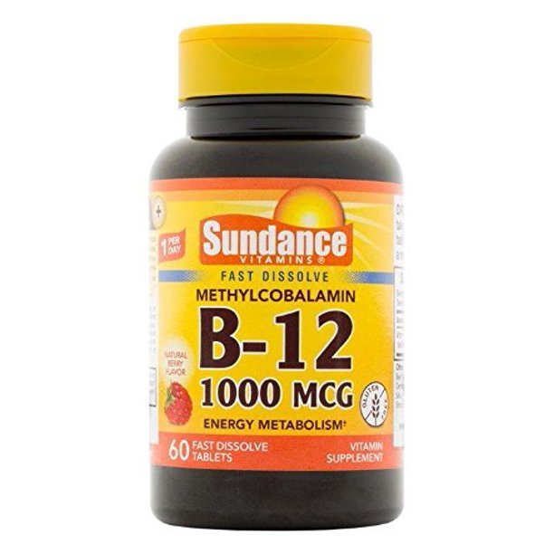 Sundance Vitamins B12 Tablets, 1000 mcg, 150 Count