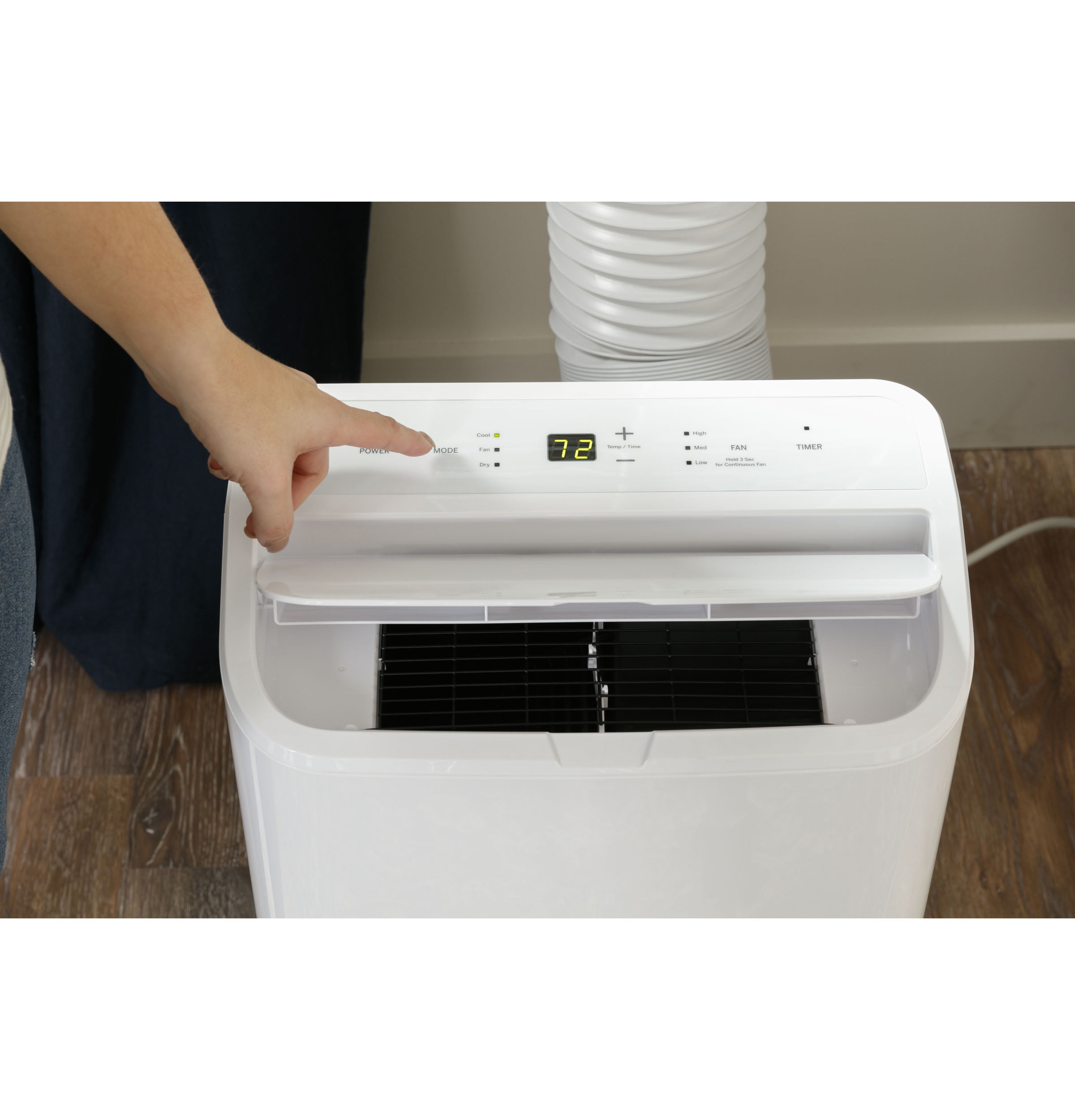 Haier 7800 BTU 3-in-1 Portable Air Conditioner for 350 Sq Ft, White
