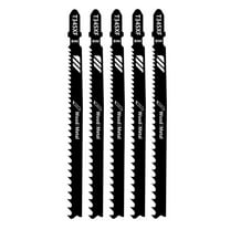 5 Pcs T345XF Reciprocating Saw Blade Jigsaw Blades 5.11Inch 130mm For Wood Plastic Cutting Woodworking Tools