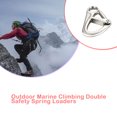 thumbnail image 1 of mmirethe Stainless Steel Marine Lanyard Hook Snap Converter Buckle Clasps Rope Clips Dock Spring Outdoor Corrosion Resistance Replacement, 1 of 6