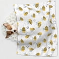 thumbnail image 6 of Naloa Bee Dog Blanket, 3 Sizes Cat Blanket for Indoor Cats Large Medium Small Dog Gifts-Medium, 6 of 8