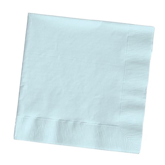 Party Central 3-Ply Disposable Beverage Napkins - 5" - Baby Blue - Club Pack of 500