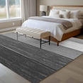 thumbnail image 4 of Large Area Rugs for Living Room Bedroom, Grey Ombre 8'x10' Rug Washable Carpet Runner Indoor Outdoor, Farmhouse Vintage Wooden Grain Texture Non Slip Floor Mats Rug for Kitchen, Patio, 4 of 8