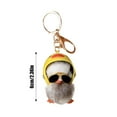 thumbnail image 2 of Cute Keychains Soft Furry Keychain Duckling Car Hanger Bag Charm Unique Key Decoration for Daily Use Accessories, 2 of 5